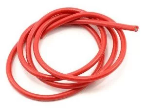 Cable siliconado 12AWG rojo (50cm)
