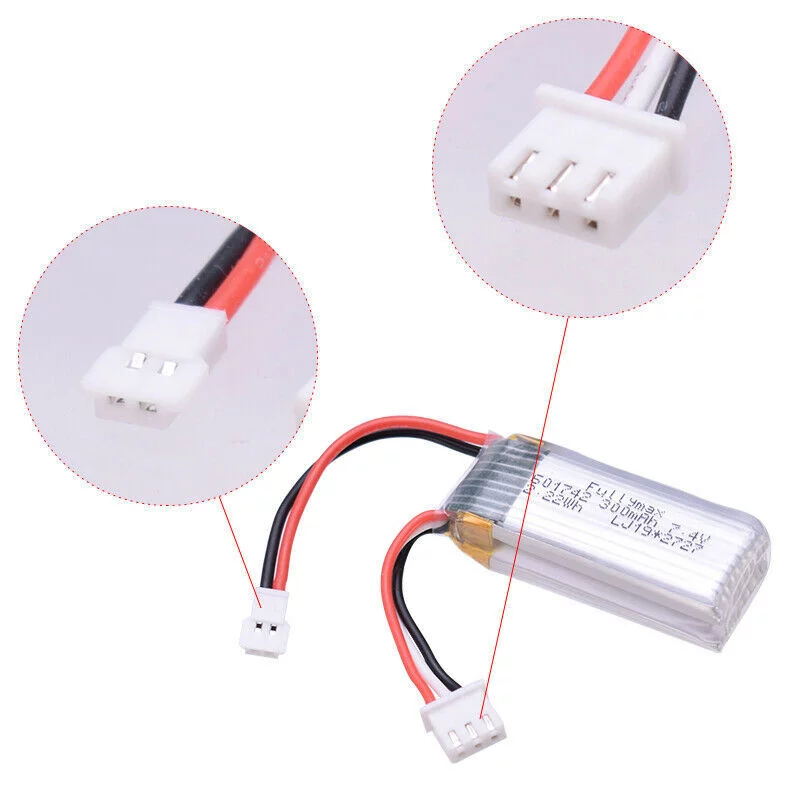 Bateria Lipo 7.4v 300mAh 25c Fullymax (Wltoys F959) - Imagen 2