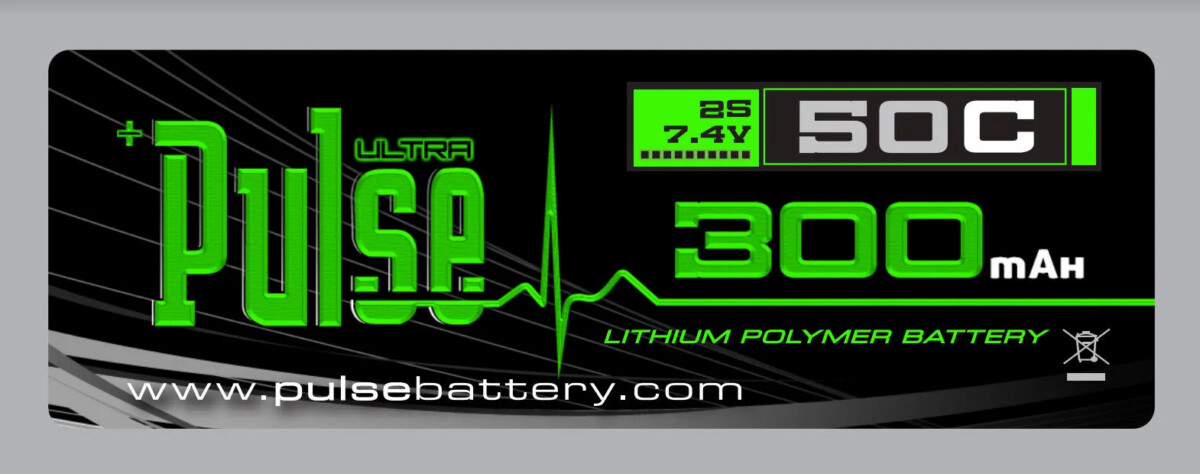 Bateria Lipo 7.4v 300mah 50C PULSE - Imagen 2