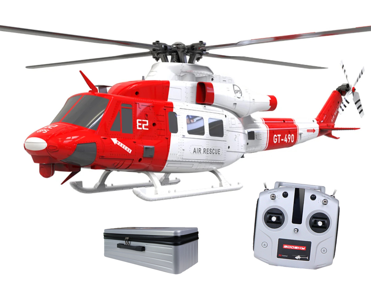 Helicopero Goosky E2-GPS RTF | UH-1Y Rescue Red
