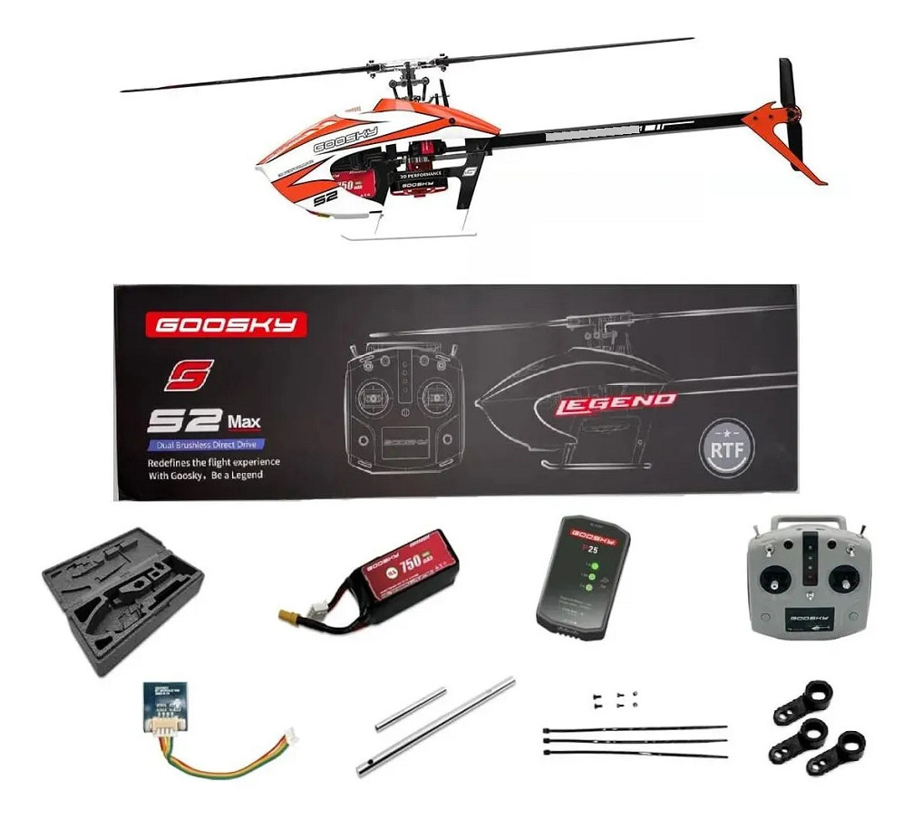 Helicoptero Goosky S2 MAX RTF version (Orange) - Imagen 3