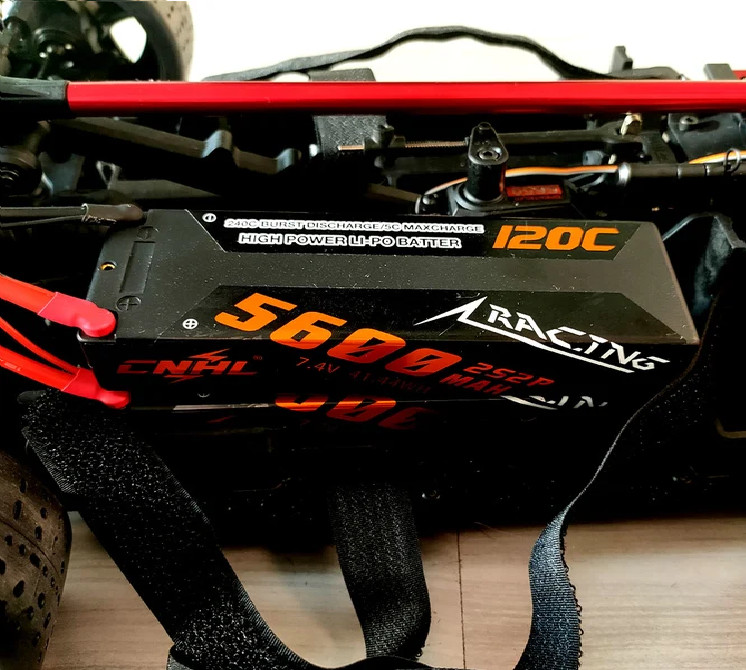 Bateria Lipo 7.4v 5600mah 120c CNHL Racing - Imagen 5