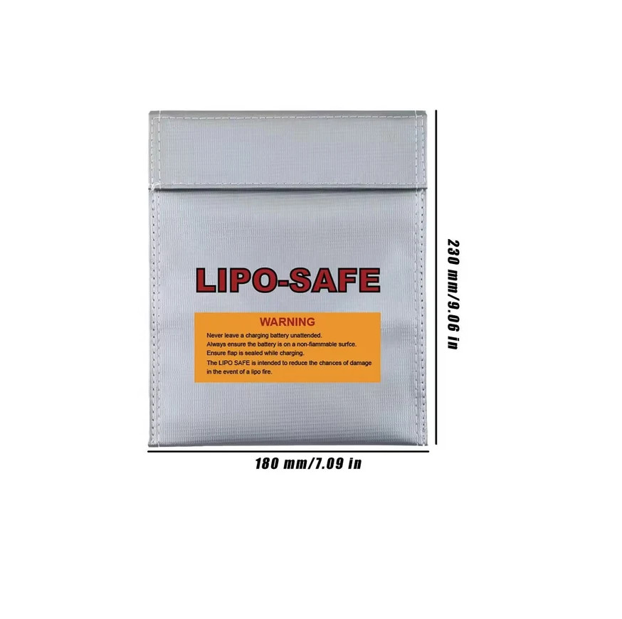 Bolsa de Seguridad LiPo CNHL 18x23cm para Carga y Almacenamiento de Baterías - Imagen 2